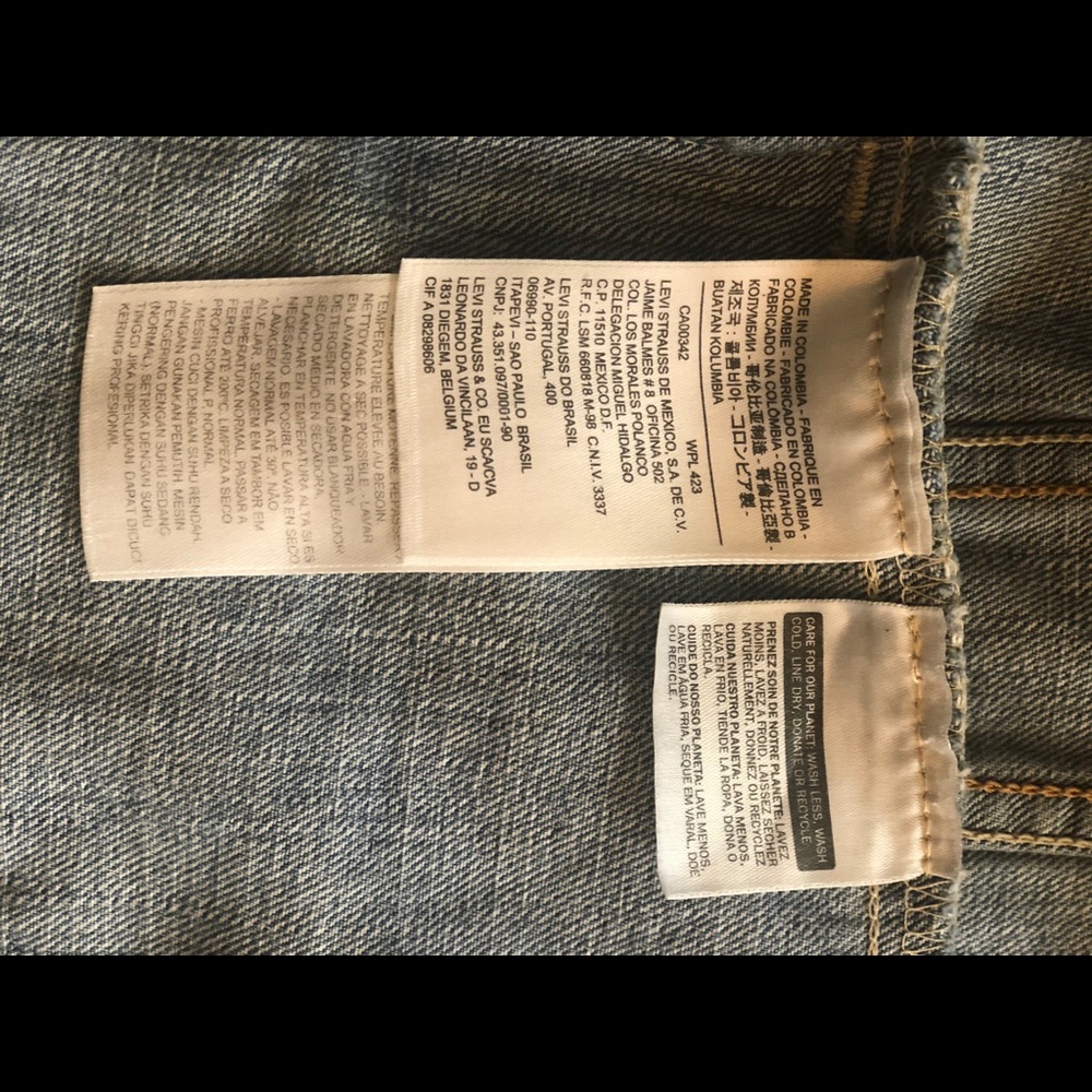 Vintage Levi’s Strauss & Co. Denim Vest - Picture 5 of 5